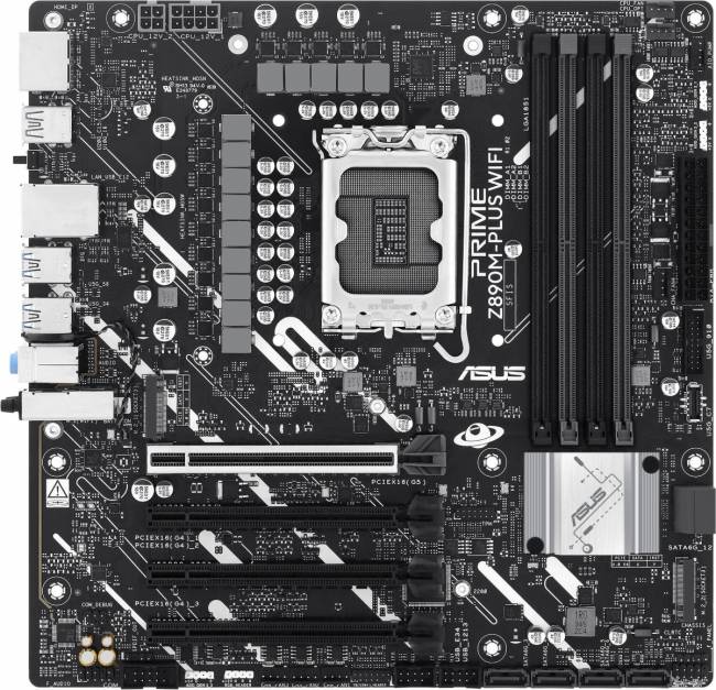 Материнская плата ASUS PRIME Z890M-PLUS WIFI — для бизнеса и офиса Материнская плата ASUS PRIME Z890M-PLUS WIFI — для бизнеса и офиса