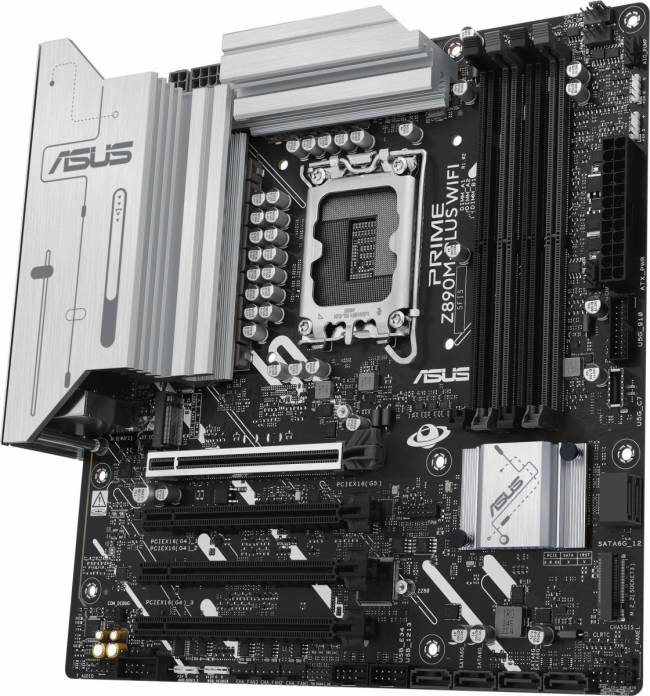 Материнская плата ASUS PRIME Z890M-PLUS WIFI — для бизнеса и офиса Материнская плата ASUS PRIME Z890M-PLUS WIFI — для бизнеса и офиса