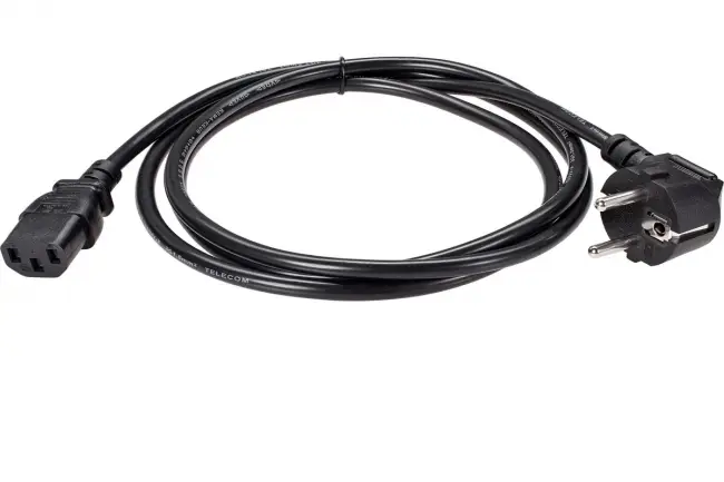 Кабель комп - розетка 220V EU (угловой)<VDE> 3GX1,5mm2, 1,8m, медь, Telecom <TY021-CU1.5-1.8M> VCOM TY021-CU1.5-1.8M — для бизнеса и офиса Кабель комп - розетка 220V EU (угловой)<VDE> 3GX1,5mm2, 1,8m, медь, Telecom <TY021-CU1.5-1.8M> VCOM TY021-CU1.5-1.8M — для бизнеса и офиса