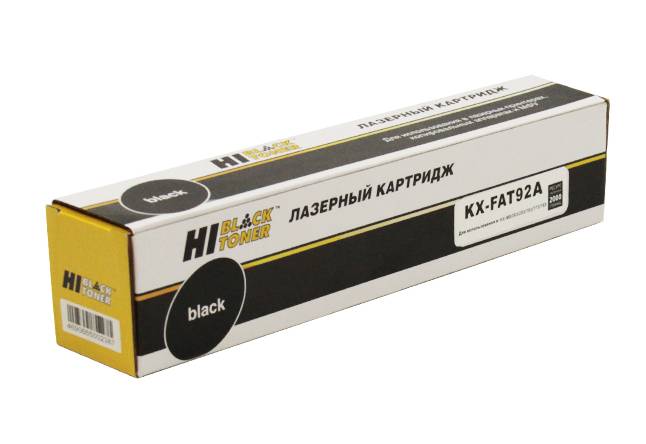 Тонер-картридж Hi-Black (HB-KX-FAT92A) для Panasonic KX-MB263/283/763/773/783, 2K — для бизнеса и офиса Тонер-картридж Hi-Black (HB-KX-FAT92A) для Panasonic KX-MB263/283/763/773/783, 2K — для бизнеса и офиса