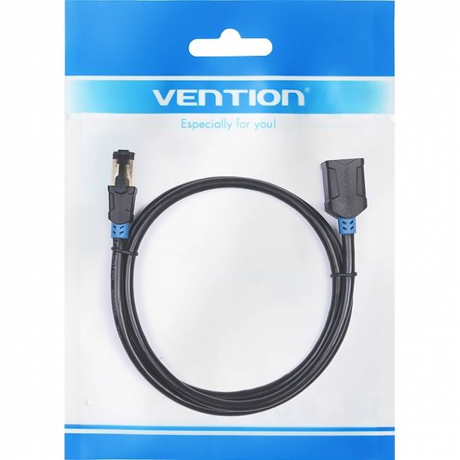 Патч-корд удлинитель Vention прямой SSTP cat.6, RJ45 - 2м. Черный Vention IBLBH — для бизнеса и офиса Патч-корд удлинитель Vention прямой SSTP cat.6, RJ45 - 2м. Черный Vention IBLBH — для бизнеса и офиса