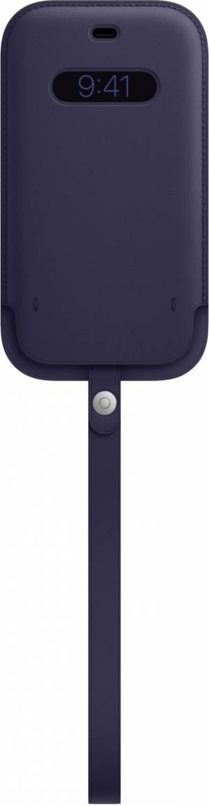 Чехол MagSafe для iPhone 12   12 Pro Кожаный чехол-конверт MagSafe для iPhone 12 и iPhone 12 Pro, тёмно-фиолетовый цвет