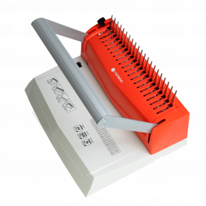 Переплетчик ГЕЛЕОС БП-16 бело-красный Гелеос БП16пбк