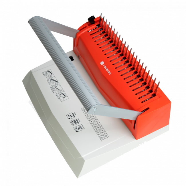 Переплетчик ГЕЛЕОС БП-16 бело-красный Гелеос БП16пбк — для бизнеса и офиса