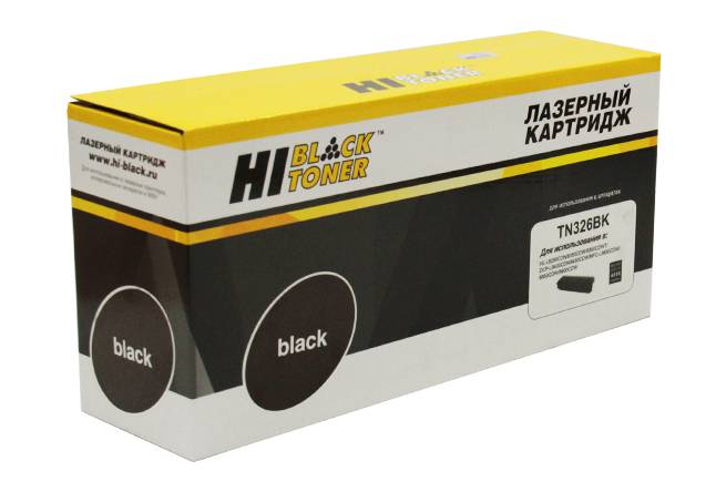 Тонер-картридж Hi-Black (HB-TN-326BK) для Brother HL-L8250CDN/8350CDW/8350CDWT, Bk, 4K — для бизнеса и офиса