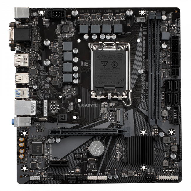 Материнская плата GIGABYTE H610M S2H V2 DDR4 — для бизнеса и офиса Материнская плата GIGABYTE H610M S2H V2 DDR4 — для бизнеса и офиса