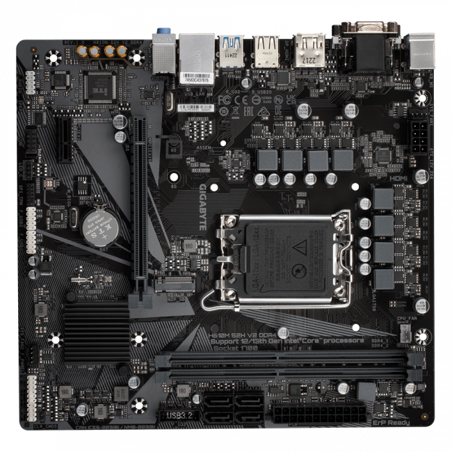 Материнская плата GIGABYTE H610M S2H V2 DDR4 — для бизнеса и офиса Материнская плата GIGABYTE H610M S2H V2 DDR4 — для бизнеса и офиса