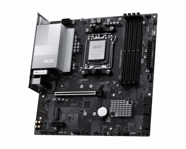 Материнская плата MSI PRO B840M-P WIFI6E — для бизнеса и офиса Материнская плата MSI PRO B840M-P WIFI6E — для бизнеса и офиса