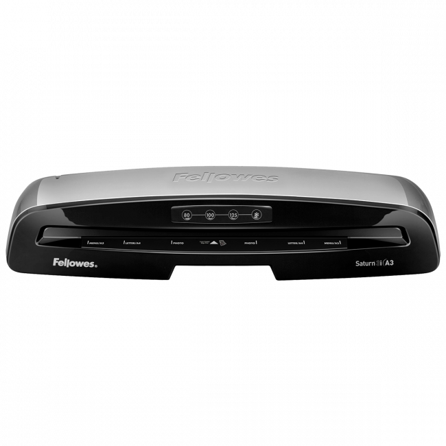 Ламинатор Saturn 3i A3, 75-125 мкм, 30 см/мин, нагрев за 60 сек. Fellowes FS-57360 — для бизнеса и офиса Ламинатор Saturn 3i A3, 75-125 мкм, 30 см/мин, нагрев за 60 сек. Fellowes FS-57360 — для бизнеса и офиса