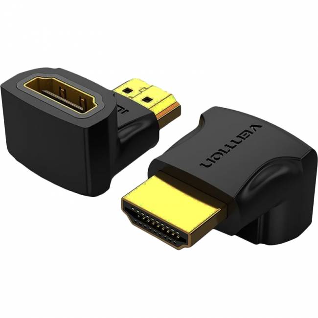 Адаптер-переходник Vention HDMI v2.0 19M/19F угол 90 Адаптер-переходник Vention HDMI v2.0 19M/19F угол 90 (AIOB0) — для бизнеса и офиса Адаптер-переходник Vention HDMI v2.0 19M/19F угол 90 Адаптер-переходник Vention HDMI v2.0 19M/19F угол 90 (AIOB0) — для бизнеса и офиса