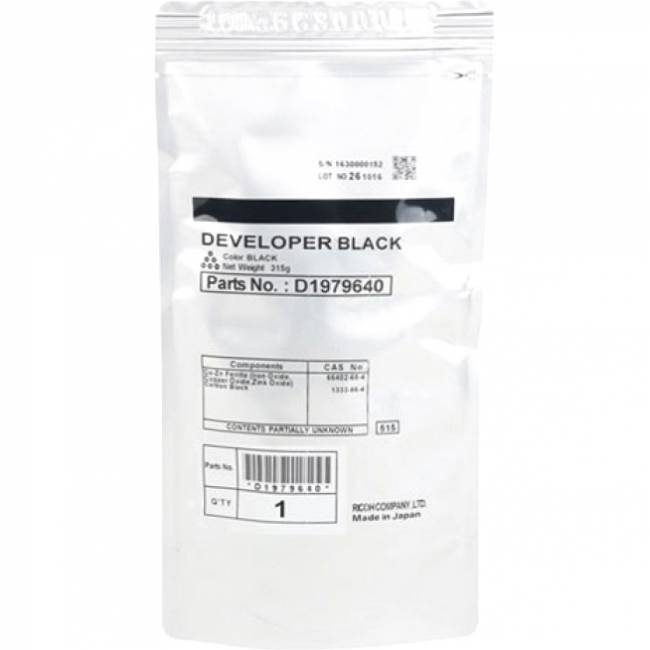 Девелопер чёрный Ricoh D1979641 — для бизнеса и офиса Девелопер чёрный Ricoh D1979641 — для бизнеса и офиса