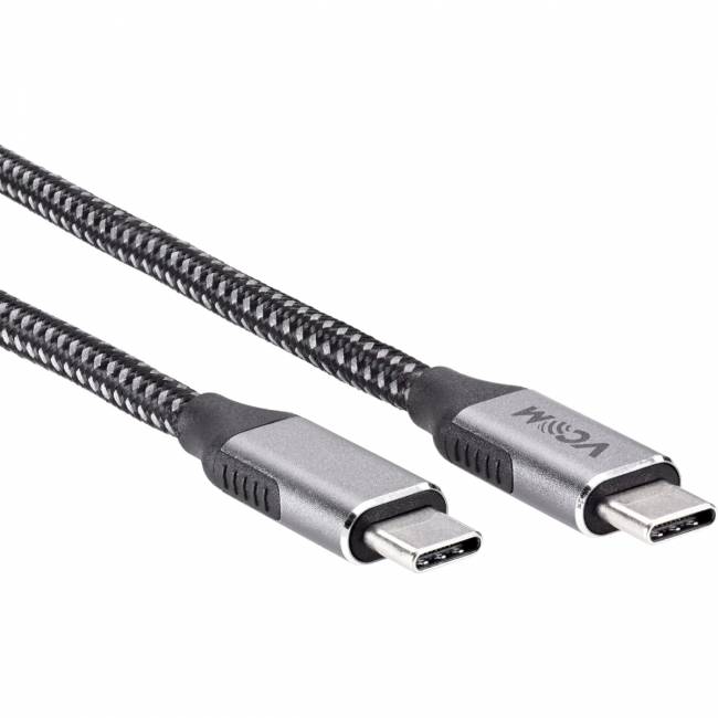 Кабель USB3.2 Gen2X2, CM->CM, 20Gbs, 100WT, 4KX60Hz, All shell, 1.8m VCOM <CU420M-1.8M> Кабель VCOM USB 3.1 Type-C M/USB 3.1 Type-C M (CU420M-1.8M) — для бизнеса и офиса Кабель USB3.2 Gen2X2, CM->CM, 20Gbs, 100WT, 4KX60Hz, All shell, 1.8m VCOM <CU420M-1.8M> Кабель VCOM USB 3.1 Type-C M/USB 3.1 Type-C M (CU420M-1.8M) — для бизнеса и офиса
