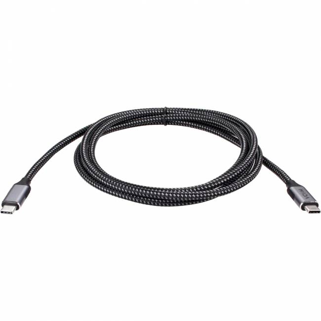 Кабель USB3.2 Gen2X2, CM->CM, 20Gbs, 100WT, 4KX60Hz, All shell, 1.8m VCOM <CU420M-1.8M> Кабель VCOM USB 3.1 Type-C M/USB 3.1 Type-C M (CU420M-1.8M) — для бизнеса и офиса Кабель USB3.2 Gen2X2, CM->CM, 20Gbs, 100WT, 4KX60Hz, All shell, 1.8m VCOM <CU420M-1.8M> Кабель VCOM USB 3.1 Type-C M/USB 3.1 Type-C M (CU420M-1.8M) — для бизнеса и офиса