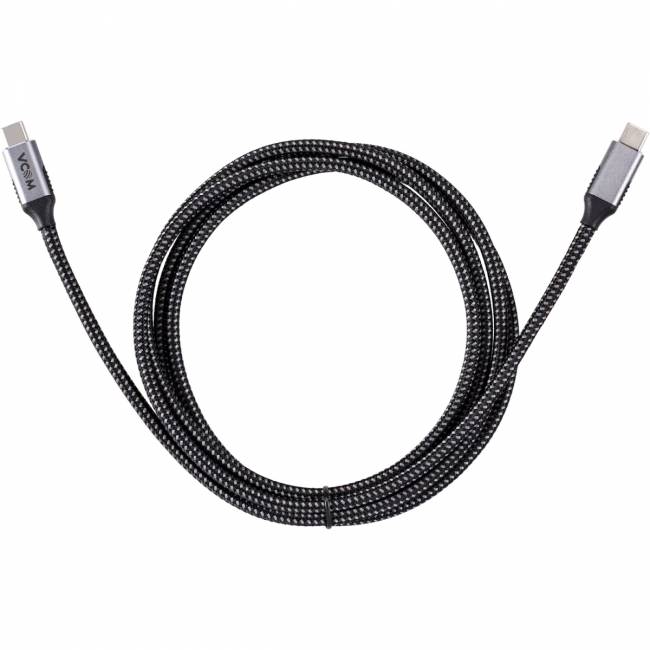 Кабель USB3.2 Gen2X2, CM->CM, 20Gbs, 100WT, 4KX60Hz, All shell, 1.8m VCOM <CU420M-1.8M> Кабель VCOM USB 3.1 Type-C M/USB 3.1 Type-C M (CU420M-1.8M) — для бизнеса и офиса Кабель USB3.2 Gen2X2, CM->CM, 20Gbs, 100WT, 4KX60Hz, All shell, 1.8m VCOM <CU420M-1.8M> Кабель VCOM USB 3.1 Type-C M/USB 3.1 Type-C M (CU420M-1.8M) — для бизнеса и офиса