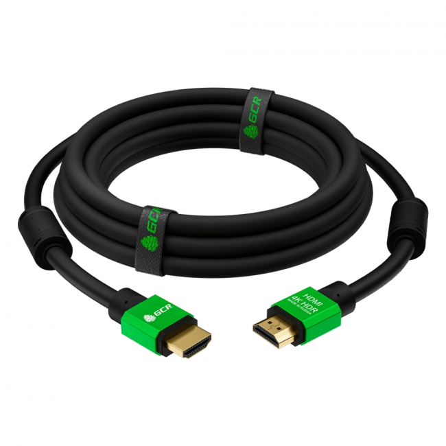 Greenconnect Кабель 1.2m HDMI версия 2.0, HDR 4:2:2, Ultra HD, 4K 60 fps 60Hz/5K*30Hz, 3D, AUDIO, 18.0 Гбит/с, 28/28 AWG, OD7.3mm, тройной экран, нейлон, AL корпус зеленый, ферритовые кольца, GCR-51005 Greenconnect HDMI (m)- HDMI (m) 1.2м — для бизнеса и офиса Greenconnect Кабель 1.2m HDMI версия 2.0, HDR 4:2:2, Ultra HD, 4K 60 fps 60Hz/5K*30Hz, 3D, AUDIO, 18.0 Гбит/с, 28/28 AWG, OD7.3mm, тройной экран, нейлон, AL корпус зеленый, ферритовые кольца, GCR-51005 Greenconnect HDMI (m)- HDMI (m) 1.2м — для бизнеса и офиса