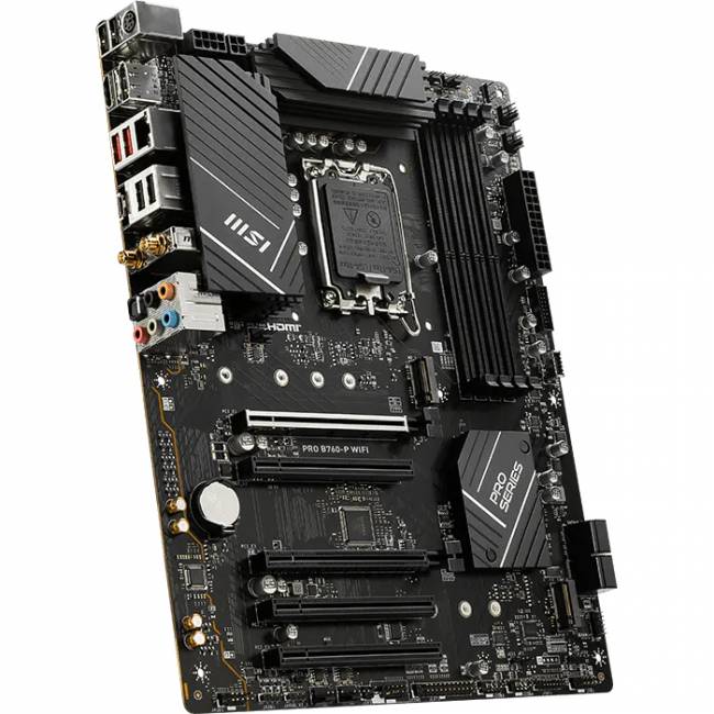 Материнская плата MSI PRO B760-P WIFI — для бизнеса и офиса Материнская плата MSI PRO B760-P WIFI — для бизнеса и офиса