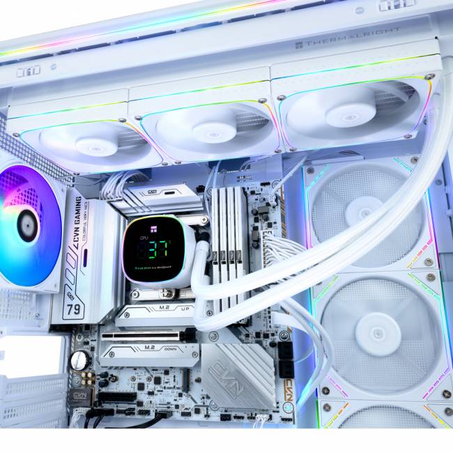Система жидкостного охлаждения Thermalright Frozen Horizon 360 Digital White — для бизнеса и офиса