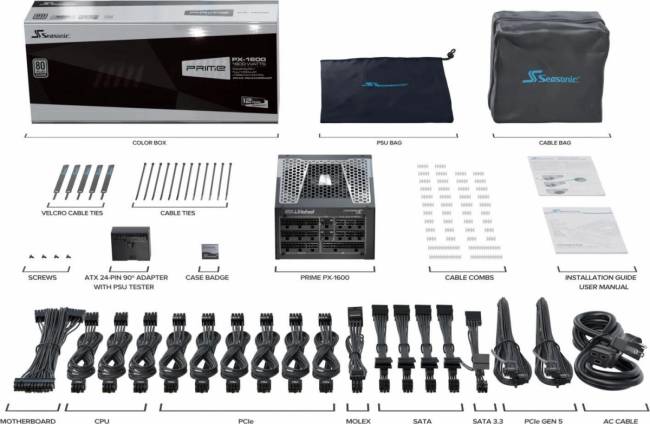 Блок питания Seasonic PX-1600 SSR-1600PD2 — для бизнеса и офиса Блок питания Seasonic PX-1600 SSR-1600PD2 — для бизнеса и офиса