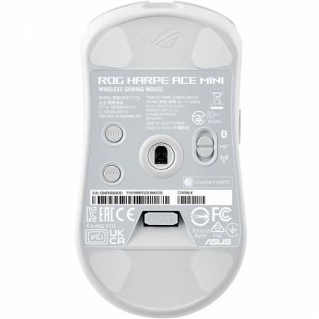 Мышь P716 ROG HARPE ACE MINI/WHT ASUS P716 ROG HARPE ACE MINI/WHT 90MP03Z0-BMUA10 — для бизнеса и офиса Мышь P716 ROG HARPE ACE MINI/WHT ASUS P716 ROG HARPE ACE MINI/WHT 90MP03Z0-BMUA10 — для бизнеса и офиса