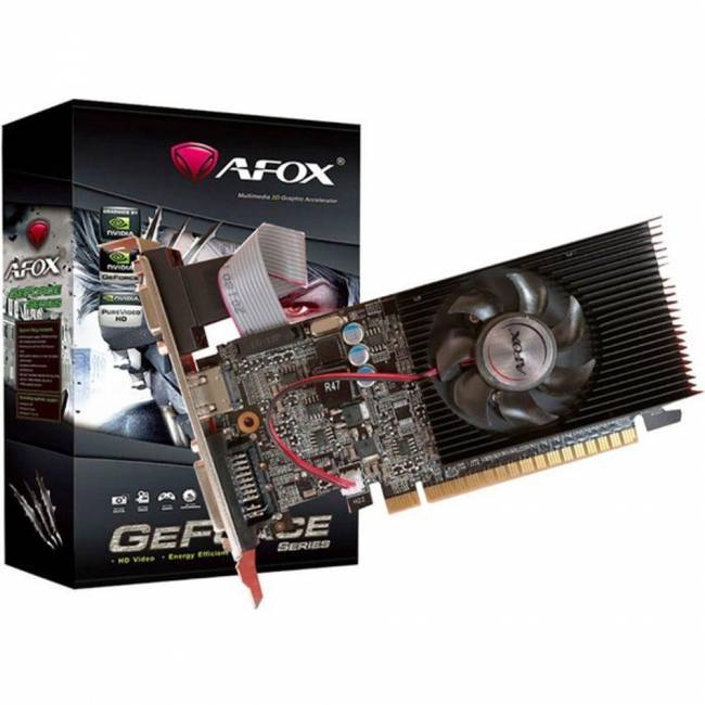 Видеокарта AFOX CORPORATION AF210-1024D3L8 — для бизнеса и офиса Видеокарта AFOX CORPORATION AF210-1024D3L8 — для бизнеса и офиса