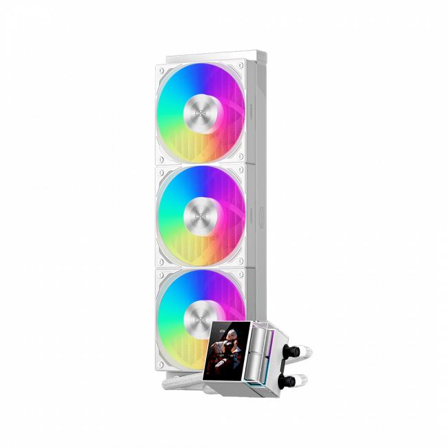 Система охлаждения PCCooler DS360 ARGB Display WH — для бизнеса и офиса