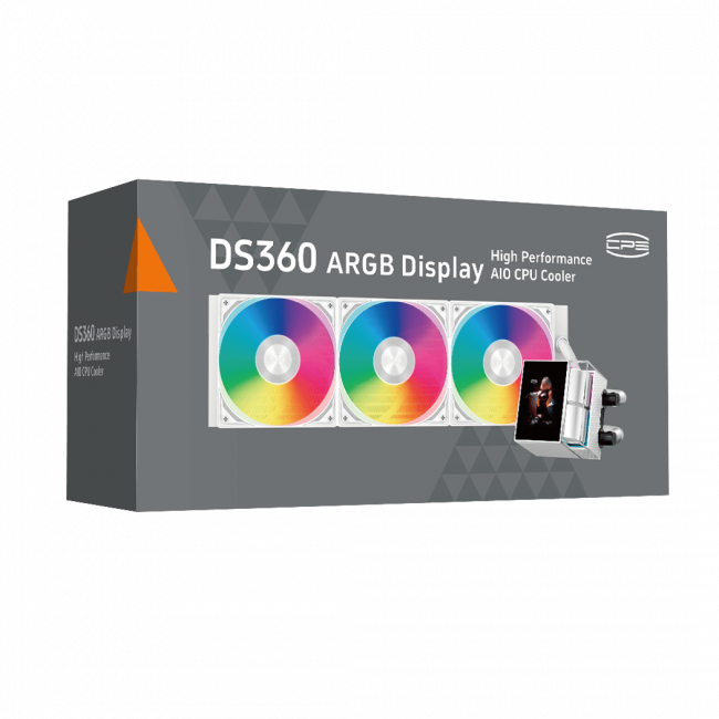 Система охлаждения PCCooler DS360 ARGB Display WH — для бизнеса и офиса