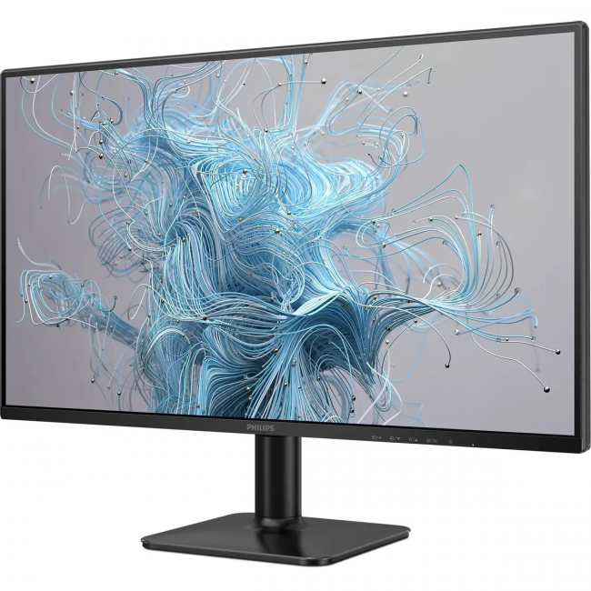 Монитор Philips 25E2N2100 24.5'', 1920x1080, IPS, 120hz, 50M:1, 300cd, 4ms, VGA, HDMI 1.4, VESA, 3Y, Black Philips 25E2N2100 — для бизнеса и офиса