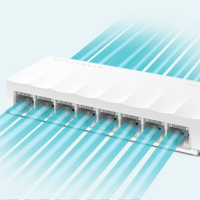 Коммутатор TP-Link LS1008 — для бизнеса и офиса Коммутатор TP-Link LS1008 — для бизнеса и офиса