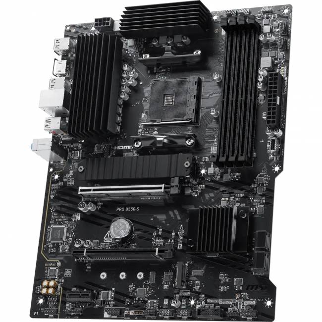 Материнская плата MSI PRO B550-S — для бизнеса и офиса Материнская плата MSI PRO B550-S — для бизнеса и офиса
