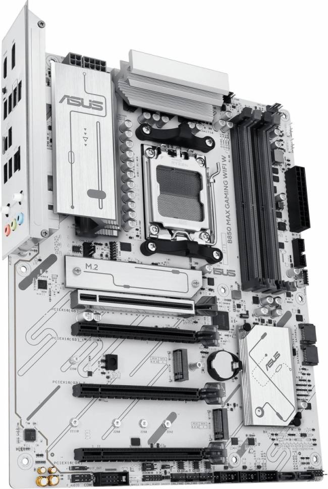 Материнская плата ASUS B850 MAX GAMING WIFI W — для бизнеса и офиса Материнская плата ASUS B850 MAX GAMING WIFI W — для бизнеса и офиса