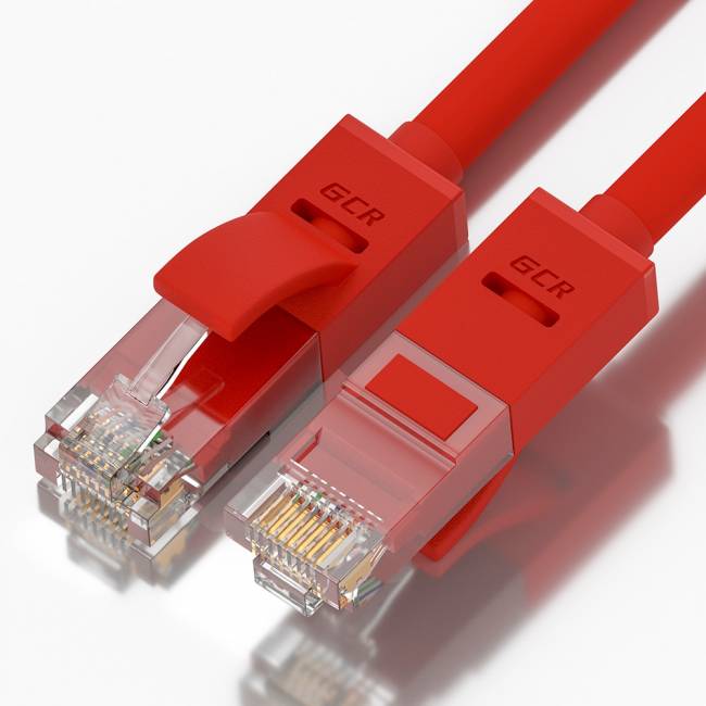 GCR Патч-корд прямой 2.5m UTP кат.5e, красный, позолоченные контакты, 24 AWG, литой, GCR-LNC04-2.5m, ethernet high speed 1 Гбит/с, RJ45, T568B Greenconnect RJ45(m) - RJ45(m) Cat. 5e UTP 2.5м красный — для бизнеса и офиса GCR Патч-корд прямой 2.5m UTP кат.5e, красный, позолоченные контакты, 24 AWG, литой, GCR-LNC04-2.5m, ethernet high speed 1 Гбит/с, RJ45, T568B Greenconnect RJ45(m) - RJ45(m) Cat. 5e UTP 2.5м красный — для бизнеса и офиса