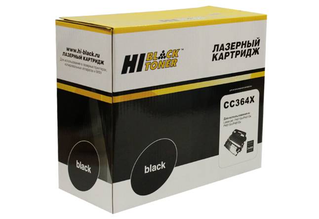 Картридж Hi-Black (HB-CC364X) для HP LJ P4015/P4515, 24K — для бизнеса и офиса Картридж Hi-Black (HB-CC364X) для HP LJ P4015/P4515, 24K — для бизнеса и офиса