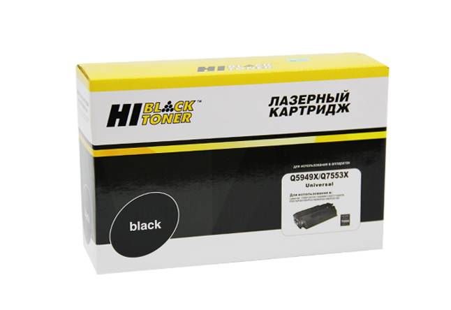 Картридж Hi-Black (HB-Q5949X/Q7553X) для HP LJ P2015/1320/3390/3392, Универсальный, 7K — для бизнеса и офиса Картридж Hi-Black (HB-Q5949X/Q7553X) для HP LJ P2015/1320/3390/3392, Универсальный, 7K — для бизнеса и офиса