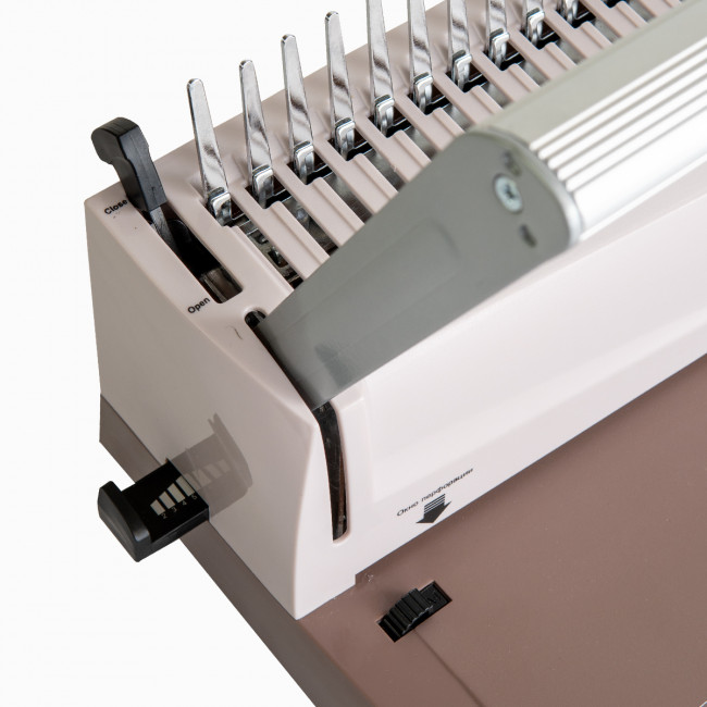 Переплетчик ГЕЛЕОС БП-16 коричневый Гелеос БП16пк — для бизнеса и офиса