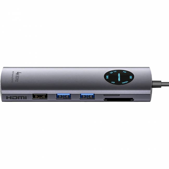 Мультифункциональный хаб Vention USB-C 9 в 1 Vention TQUHB — для бизнеса и офиса Мультифункциональный хаб Vention USB-C 9 в 1 Vention TQUHB — для бизнеса и офиса