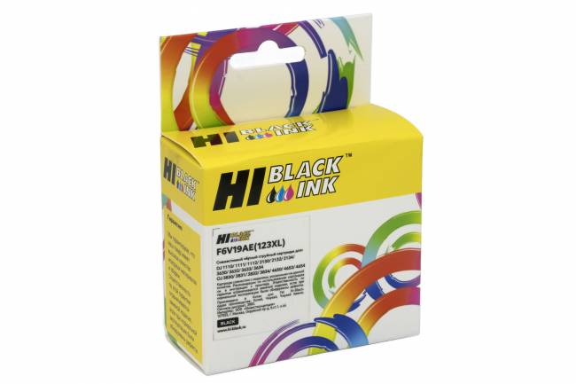 Картридж Hi-Black (HB-F6V19AE) для HP DJ 2130, №123XL, Bk — для бизнеса и офиса Картридж Hi-Black (HB-F6V19AE) для HP DJ 2130, №123XL, Bk — для бизнеса и офиса