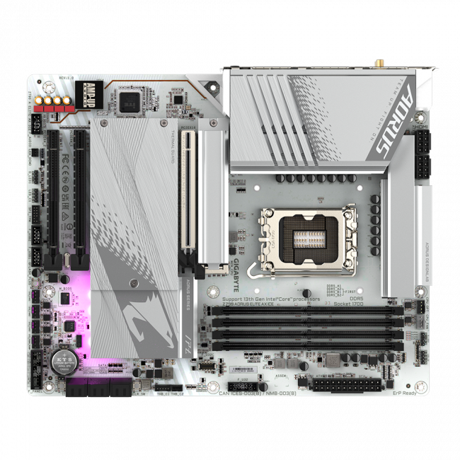 Материнская плата GIGABYTE Z790 A ELITE AX ICE — для бизнеса и офиса Материнская плата GIGABYTE Z790 A ELITE AX ICE — для бизнеса и офиса