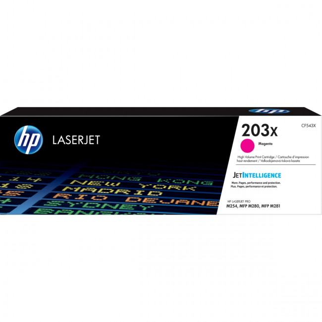 Тонер-картридж HP LaserJet 203X Magenta (CF543X) — для бизнеса и офиса