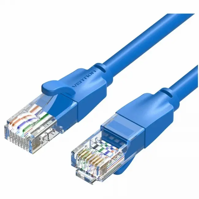 Патч-корд Vention прямой UTP cat.6, RJ45 - 2м. Синий Vention IBELH — для бизнеса и офиса Патч-корд Vention прямой UTP cat.6, RJ45 - 2м. Синий Vention IBELH — для бизнеса и офиса