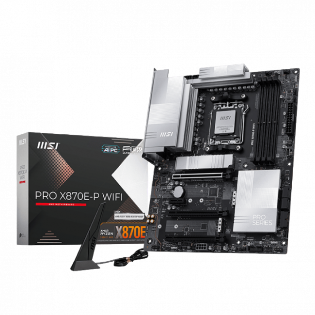 Материнская плата MSI PRO X870E-P WIFI — для бизнеса и офиса Материнская плата MSI PRO X870E-P WIFI — для бизнеса и офиса