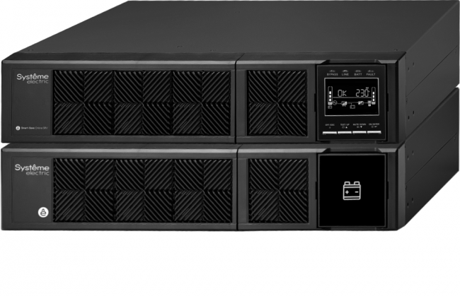 ИБП Systeme Electric Smart-Save Online SRV 6000 ВА, конвертируемый форм-фактор 4U, 230 В, 1:1, клеммный вход/выход, SmartSlot, LCD, USB, версия с возможностью увеличения времени автономии, 2 кор. SYSTEME ELECTRIC SRVSE6KRTXLI4U — для бизнеса и офиса ИБП Systeme Electric Smart-Save Online SRV 6000 ВА, конвертируемый форм-фактор 4U, 230 В, 1:1, клеммный вход/выход, SmartSlot, LCD, USB, версия с возможностью увеличения времени автономии, 2 кор. SYSTEME ELECTRIC SRVSE6KRTXLI4U — для бизнеса и офиса