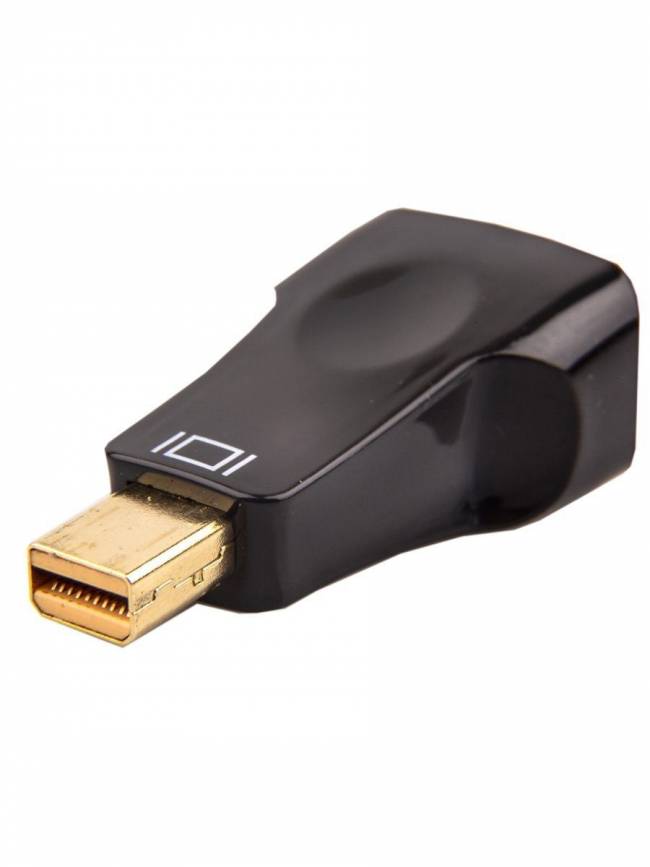 Переходник miniDP(M) --> VGA(F), VCOM <CA335> VCOM Mini DisplayPort (m) - VGA (f) — для бизнеса и офиса
