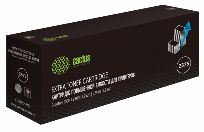 - Cactus CS-TN2375-MPS — для бизнеса и офиса - Cactus CS-TN2375-MPS — для бизнеса и офиса