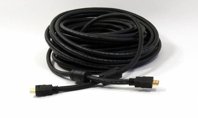 Кабель HDMI 19M/M ver 2.0, 20М, 2 фильтра  Aopen <ACG711D-20M> AOpen HDMI (m) - HDMI (m) 20м — для бизнеса и офиса