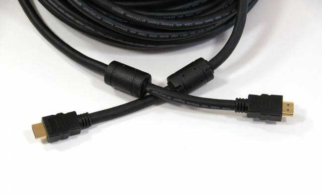 Кабель HDMI 19M/M ver 2.0, 20М, 2 фильтра  Aopen <ACG711D-20M> AOpen HDMI (m) - HDMI (m) 20м — для бизнеса и офиса