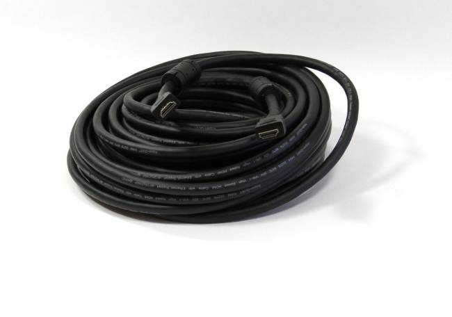 Кабель HDMI 19M/M ver 2.0, 20М, 2 фильтра  Aopen <ACG711D-20M> AOpen HDMI (m) - HDMI (m) 20м — для бизнеса и офиса