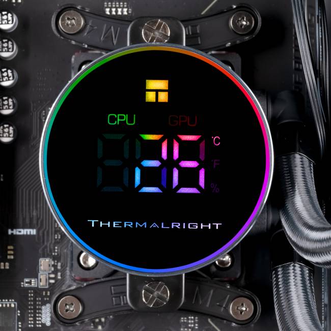 Система жидкостного охлаждения Thermalright Frozen Magic 360 Digital V2 Black — для бизнеса и офиса Система жидкостного охлаждения Thermalright Frozen Magic 360 Digital V2 Black — для бизнеса и офиса