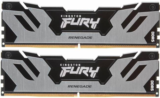 Память оперативная Kingston FURY Renegade Silver XMP KF560C32RSK2-96 — для бизнеса и офиса Память оперативная Kingston FURY Renegade Silver XMP KF560C32RSK2-96 — для бизнеса и офиса