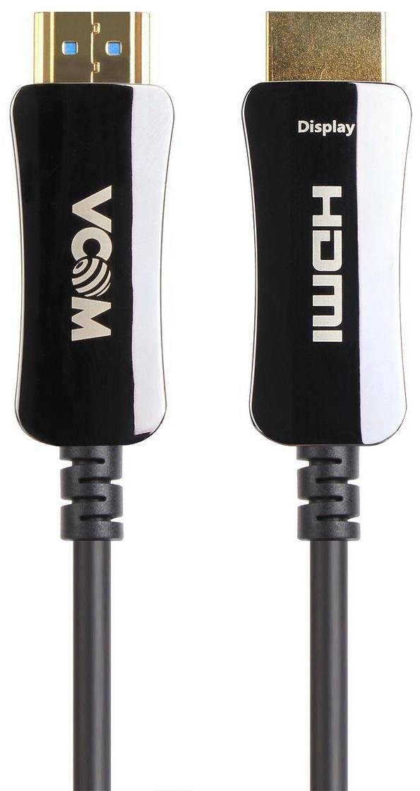 Активный оптический кабель HDMI 19M/M,ver. 2.0, 4K@60 Hz 20m VCOM <D3742A-20M> VCOM HDMI (m)- HDMI (m) 20м — для бизнеса и офиса