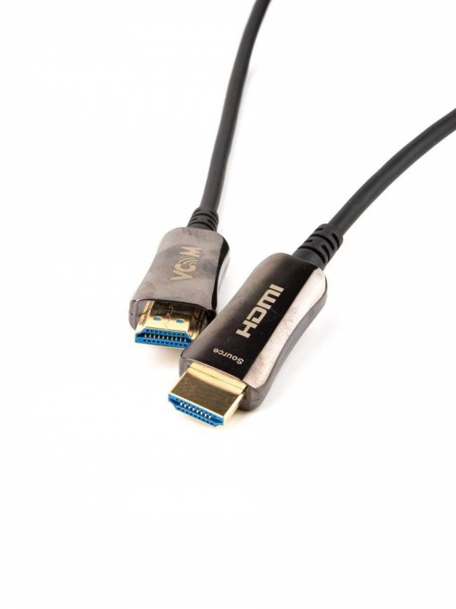 Активный оптический кабель HDMI 19M/M,ver. 2.0, 4K@60 Hz 20m VCOM <D3742A-20M> VCOM HDMI (m)- HDMI (m) 20м — для бизнеса и офиса
